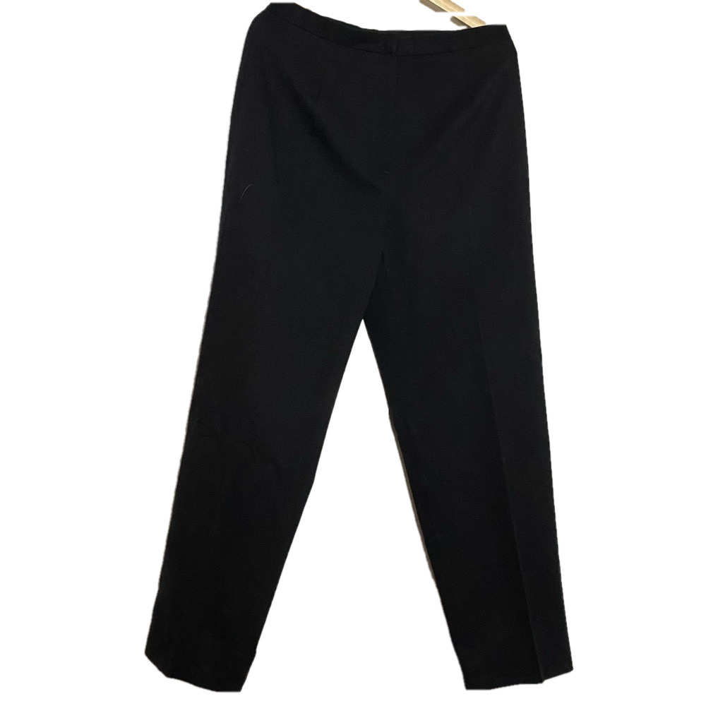 L.L. Bean women’s black wool lined work career dress pants academia preppy -12